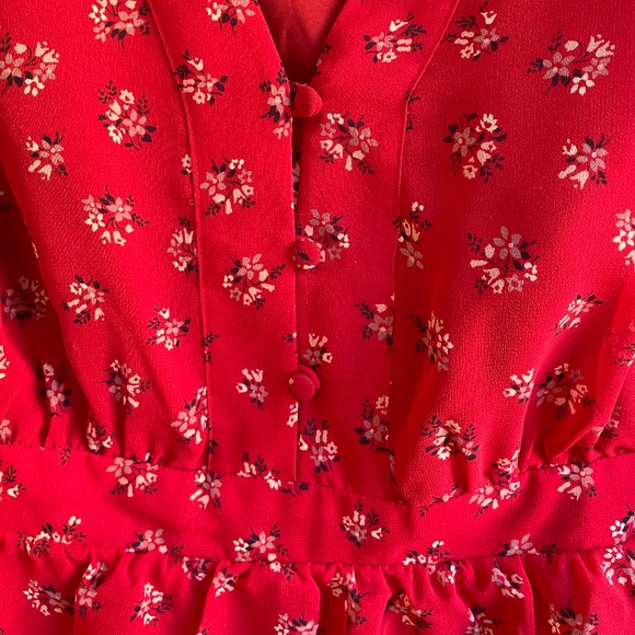 Madewell V-Neck Peplum Top - Picture 4 of 7